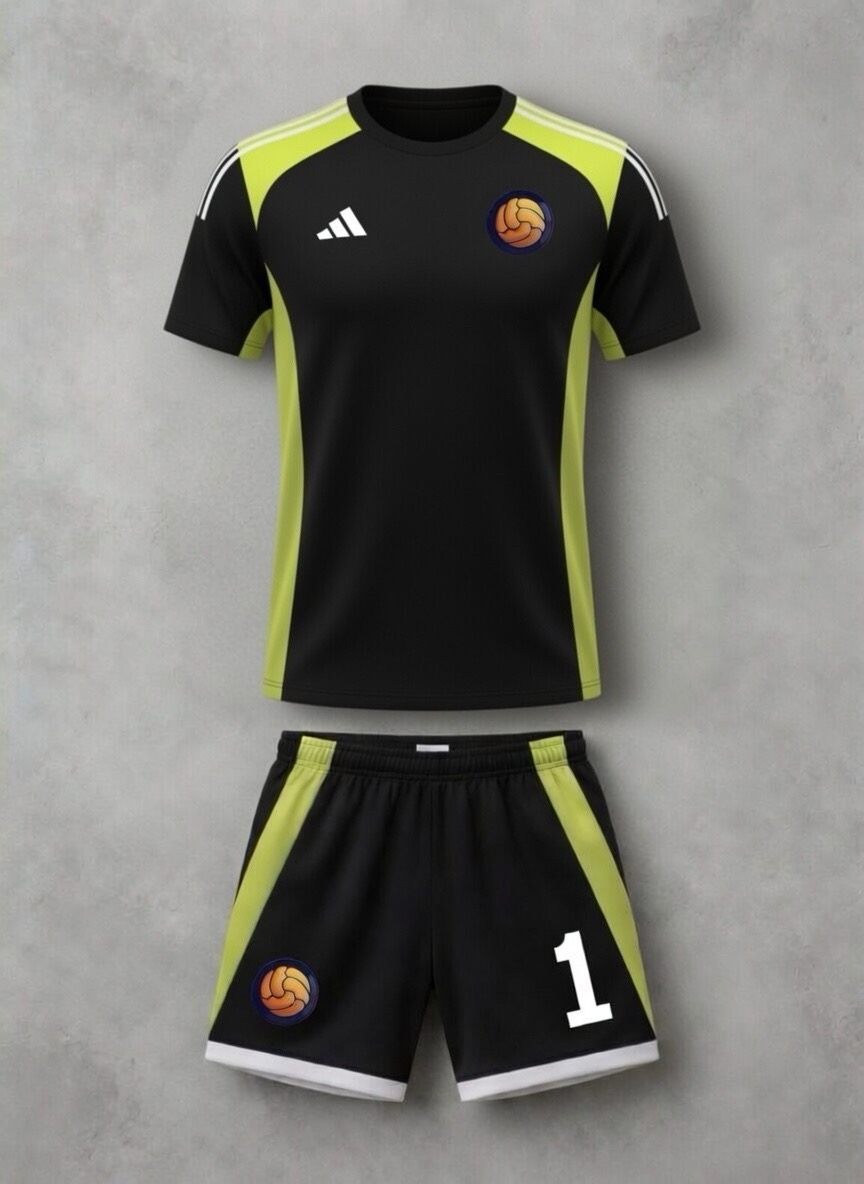 Зелено-черная вратарская форма FC SANJIK спереди